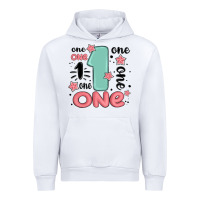 White one  one one one Urban Hoodie - MaliasSmallBusiness