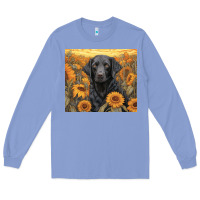 Colony Blue black lab Long Sleeve Tee - Unal Design