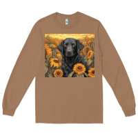 Toasted Coconut black lab Long Sleeve Tee - Unal Design