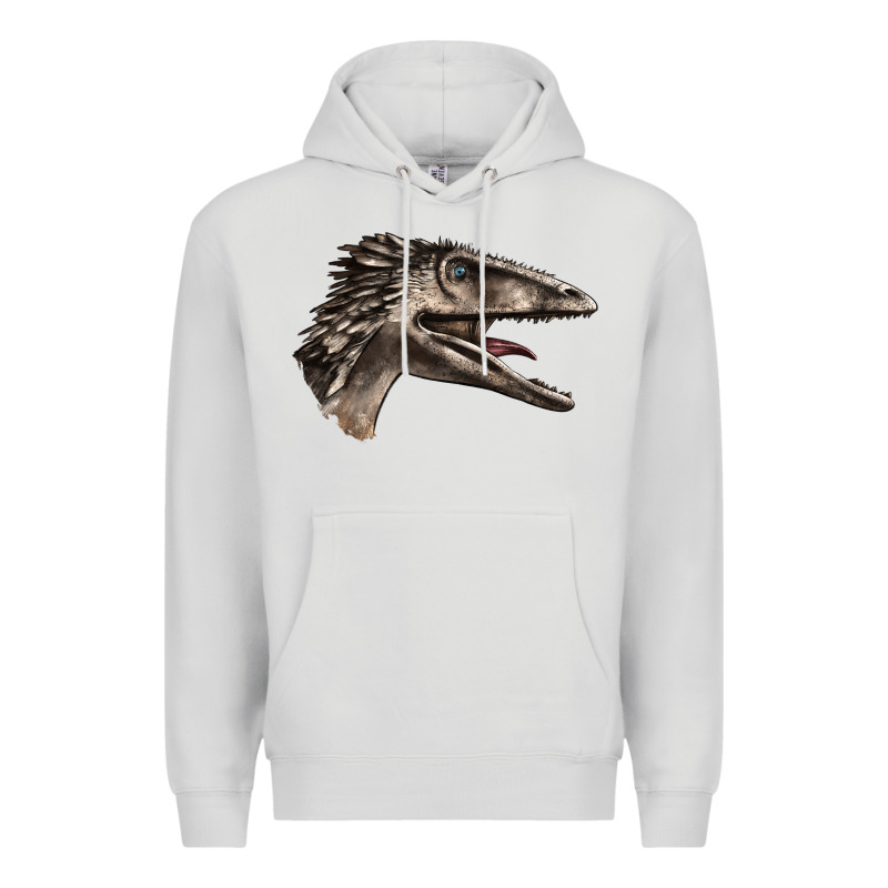 Deinonychus Face Premium Hoodie by LillyAllenDesigns | Teevron