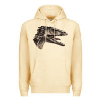 Pina Colada Deinonychus Face Premium Hoodie - LillyAllenDesigns