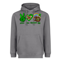 Storm Peace love luck St. Patrick's Day Heavyweight Hoodie - Neo Western