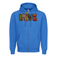 True Royal love africa map Zipper Hoodie - Zillion Design Studio