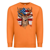 Carrot deer american flag Premium Sweatshirt - JahusDesignShop