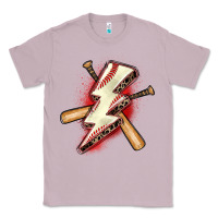 Lilac baseball lightning bolt Classic Tee - Zillion Design Studio