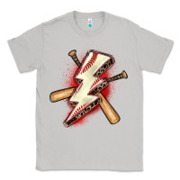 Moon Dust baseball lightning bolt Classic Tee - Zillion Design Studio