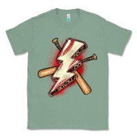 Sage baseball lightning bolt Classic Tee - Zillion Design Studio
