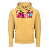 Vintage Mustard pink christmas coffee cups Vintage Hoodie - AdoDesignShop