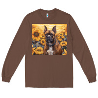 Chestnut boxer dog Long Sleeve Tee - Unal Design