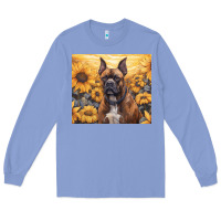 Colony Blue boxer dog Long Sleeve Tee - Unal Design