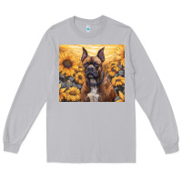 Moon Dust boxer dog Long Sleeve Tee - Unal Design
