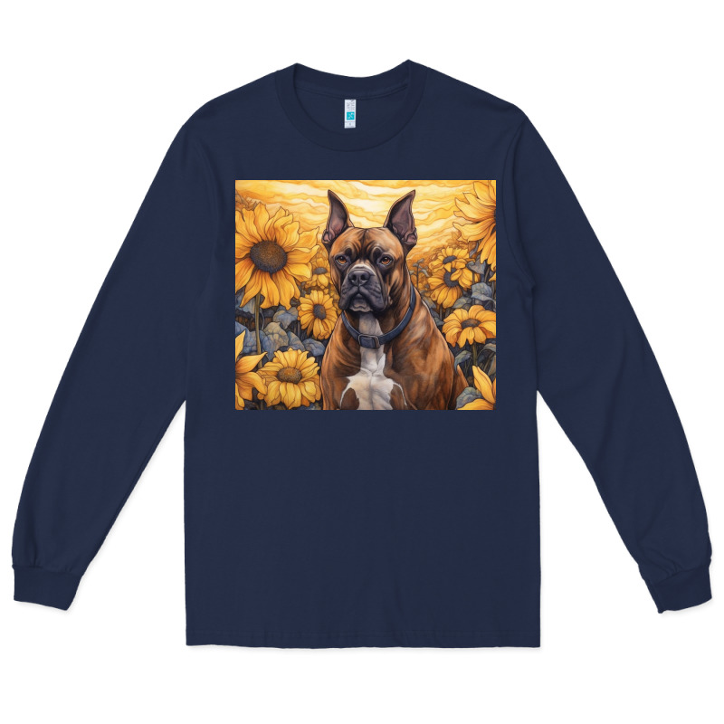 Boxer Dog Long Sleeve Tee by Unal Design | Teevron