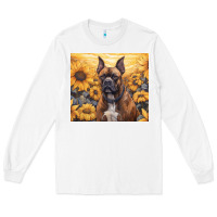 White boxer dog Long Sleeve Tee - Unal Design