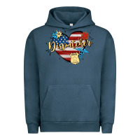 Pigment Midnight Navy 911 dispatcher Urban Hoodie - MaliasSmallBusiness