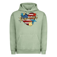 Pigment Oil Green 911 dispatcher Urban Hoodie - MaliasSmallBusiness
