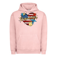 Pigment Salmon 911 dispatcher Urban Hoodie - MaliasSmallBusiness