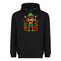 Black im the clumsy elf Heavyweight Hoodie - FaDigitalArtStudio