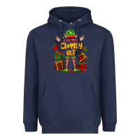 Navy im the clumsy elf Heavyweight Hoodie - FaDigitalArtStudio