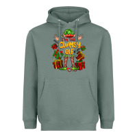 Sage im the clumsy elf Heavyweight Hoodie - FaDigitalArtStudio