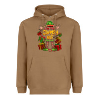 Toasted Coconut im the clumsy elf Heavyweight Hoodie - FaDigitalArtStudio