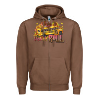 Chestnut this is how i roll Zipper Hoodie - texasbilliewilder