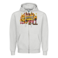 Dove Grey this is how i roll Zipper Hoodie - texasbilliewilder