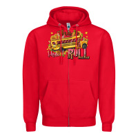 Red this is how i roll Zipper Hoodie - texasbilliewilder