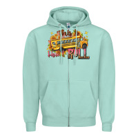 Seafoam this is how i roll Zipper Hoodie - texasbilliewilder