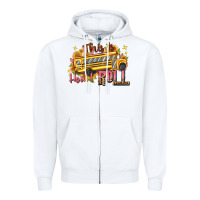 White this is how i roll Zipper Hoodie - texasbilliewilder
