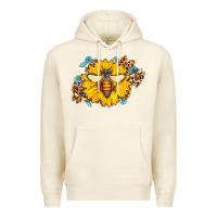 Sandshell bee sunflower leopard Premium Hoodie - Jasminsmagicworld