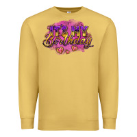 Antique Gold it's my birthday Premium Sweatshirt - AdoDesignShop