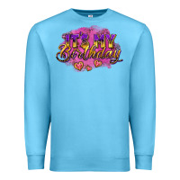 Ocean Blue it's my birthday Premium Sweatshirt - AdoDesignShop