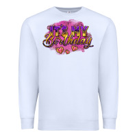 White it's my birthday Premium Sweatshirt - AdoDesignShop