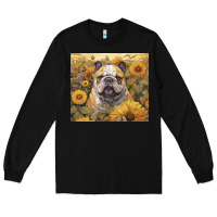 Black bulldog Long Sleeve Tee - Unal Design