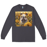 Smoke bulldog Long Sleeve Tee - Unal Design