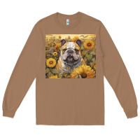 Toasted Coconut bulldog Long Sleeve Tee - Unal Design