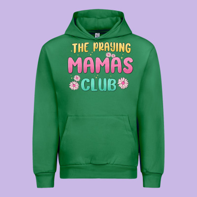 The Praying Mamas Club Urban Hoodie Designed By Maliassmallbusiness