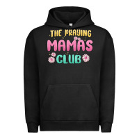 Pigment Black the praying mamas club Urban Hoodie - MaliasSmallBusiness