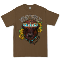 Cacao turquoise bison Premium Tee - RacoonDesign