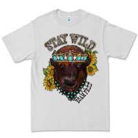Dove Grey turquoise bison Premium Tee - RacoonDesign