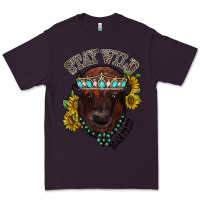 Plum turquoise bison Premium Tee - RacoonDesign
