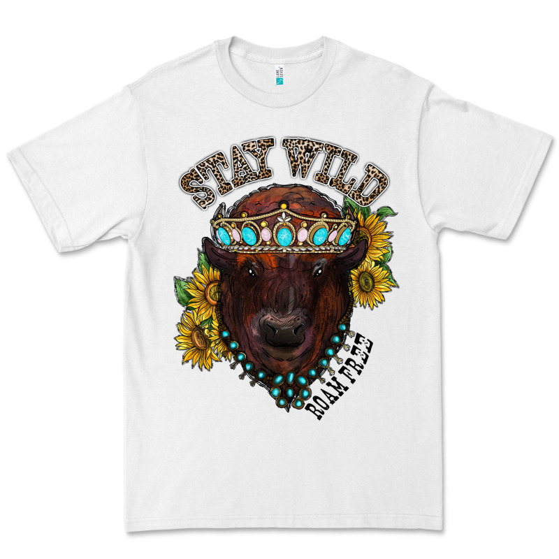 Turquoise Bison Premium Tee by RacoonDesign | Teevron