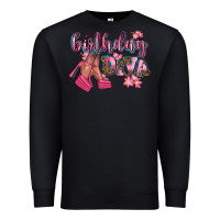 Black birthday diva Premium Sweatshirt - AdoDesignShop