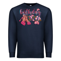 Navy birthday diva Premium Sweatshirt - AdoDesignShop