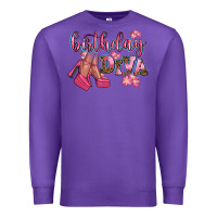 Purple birthday diva Premium Sweatshirt - AdoDesignShop