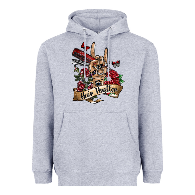 Hair Hustler 3 Heavyweight Hoodie by SublimationCraftShop | Teevron