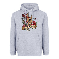 Heather Grey hair hustler 3 Heavyweight Hoodie - SublimationCraftShop