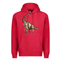 Cardinal Brachiosaurus Premium Hoodie - LillyAllenDesigns