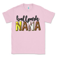 Bubblegum Pink ballpark nana with leopard Classic Tee - texasbilliewilder