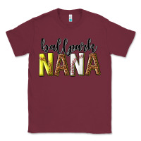 Burgundy ballpark nana with leopard Classic Tee - texasbilliewilder